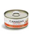 Canagan 貓用無穀物吞拿魚+大蝦配方罐頭 75g