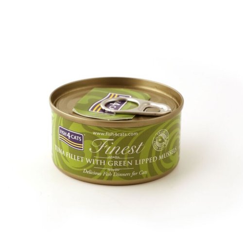 Fish4Cats 吞拿魚塊+青口貓罐頭 70g
