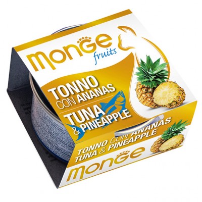 Monge 生果系列 貓罐头 80g - 吞拿鱼+菠萝