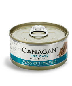 Canagan 貓用无谷物吞拿鱼+青口配方罐头 75g