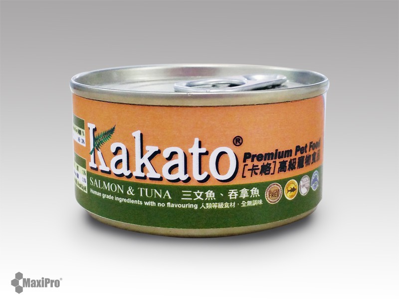 Kakato - 三文魚+吞拿魚 170G
