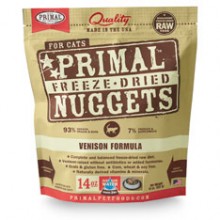 Primal (原始) 貓用冷冻脫水粮- 鹿肉配方 14oz