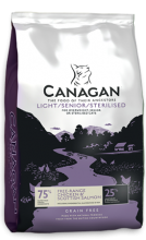 Canagan Light/Senior/Sterilised原之選 無穀物減肥/老貓 (全貓糧) 4 kg