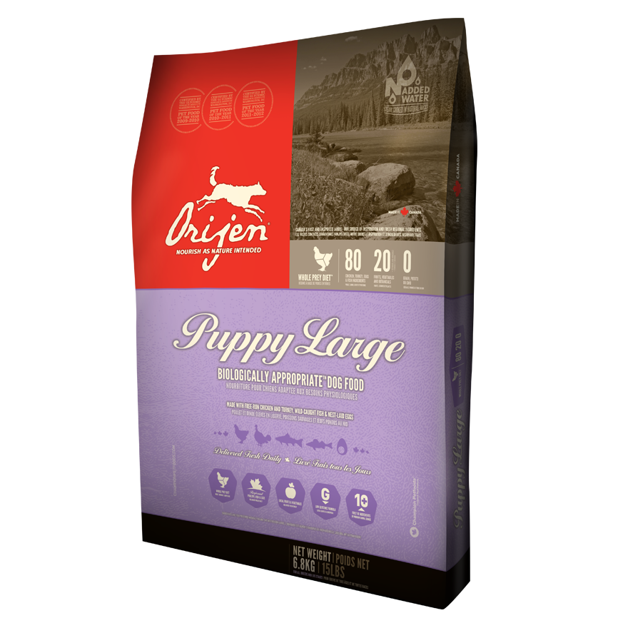 Orijen 無穀物雞肉 (大型幼犬) 配方 6.8kg