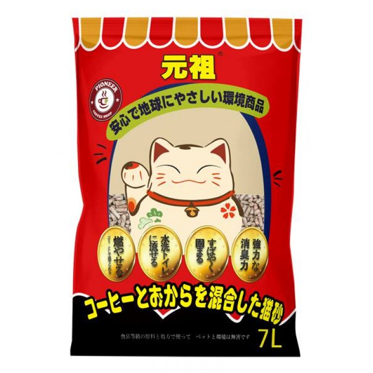 元祖咖啡味豆腐砂 7L x 2包