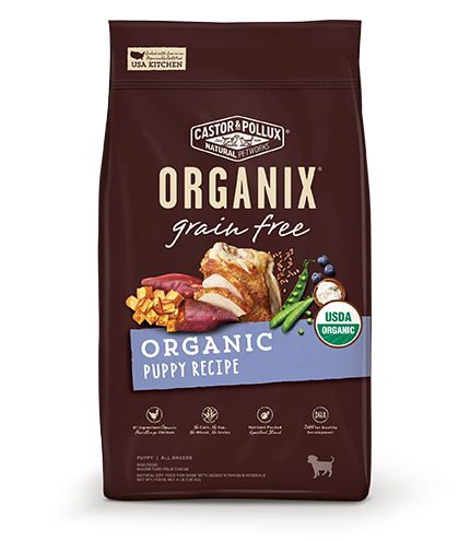 Organix USDA 无谷物犬粮-有机幼犬配方04lb