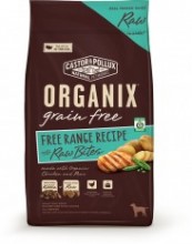 Organix 有机无谷物成犬粮 放养鸡、冻乾肉块配方 10lb