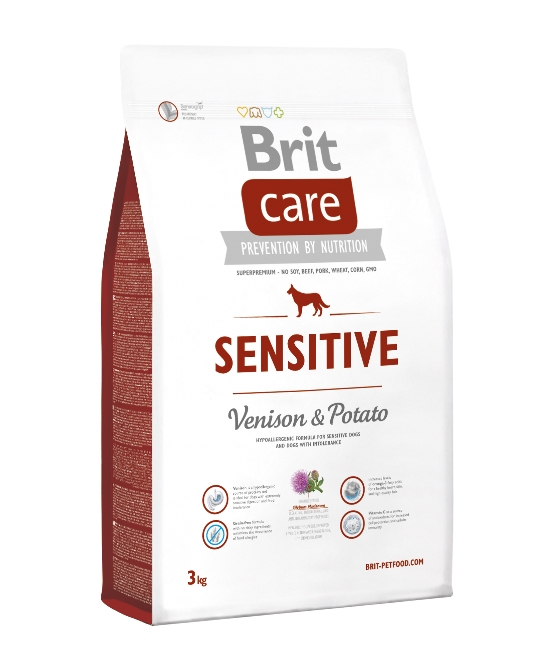 Brit Care 无谷物 防敏鹿肉土豆狗粮 12kg