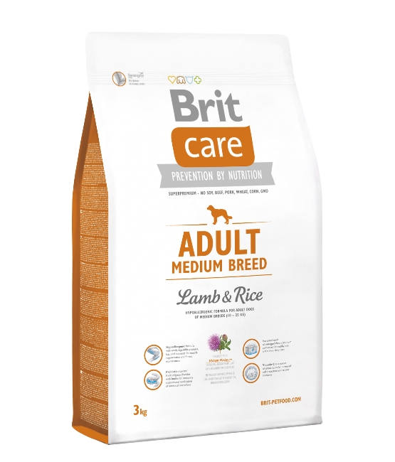 Brit Care 中型成犬羊饭 狗粮 12kg