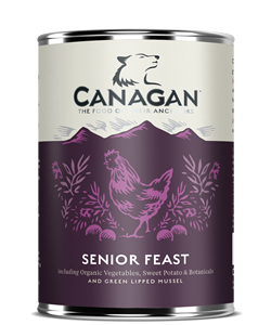 Canagan 全天然無穀物狗罐頭 400G - 頂級護理老犬雞肉配方