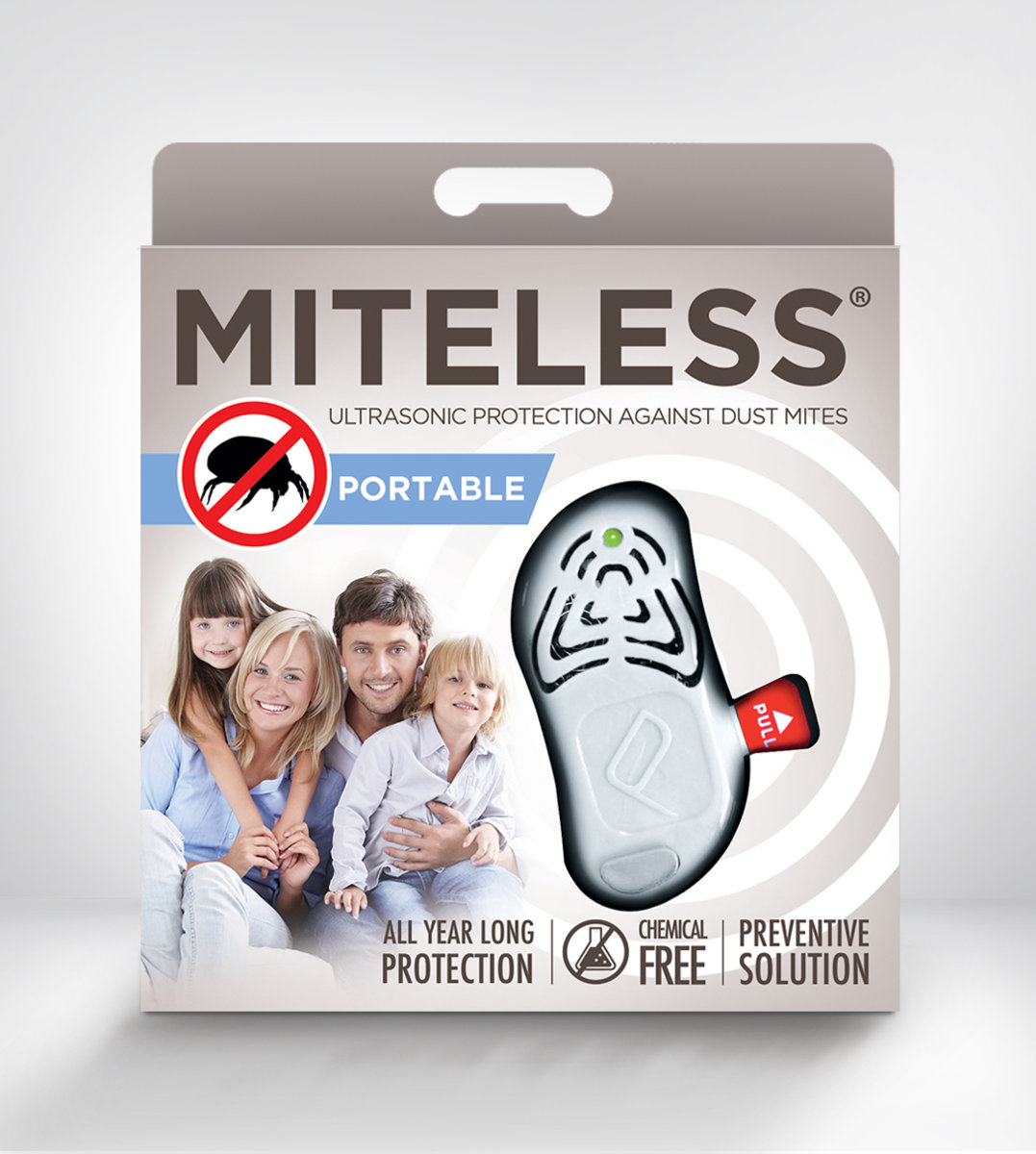 意大利 Miteless 塵蟎剋星 超聲波驅 塵蟎 攜帶式裝置