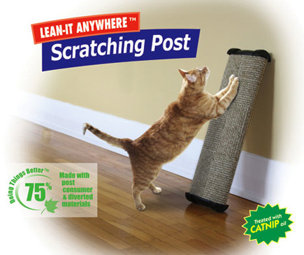 Omega Paw Horizontal Scratching Post "靠墙"貓抓地毯柱