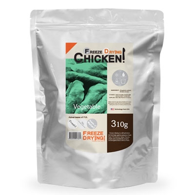 Freeze Drying Chicken & Vegetable 脫水鸡及菜 310g (环保袋装)