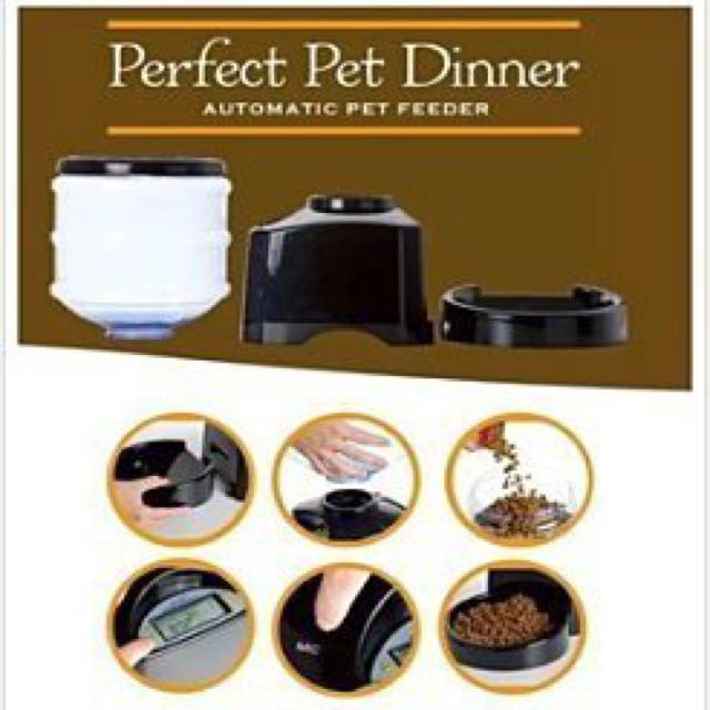 Perfect Pet Diner 電動餵食器(錄主人留言x定時x定量x定餐)