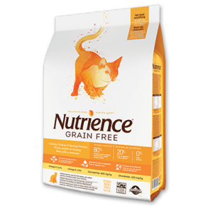 Nutrience 天然無穀物火雞+雞+鯡魚全貓配方 - 2.5 kg