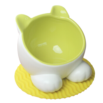 ViVi Pet 可爱貓貓造型陶瓷水碗