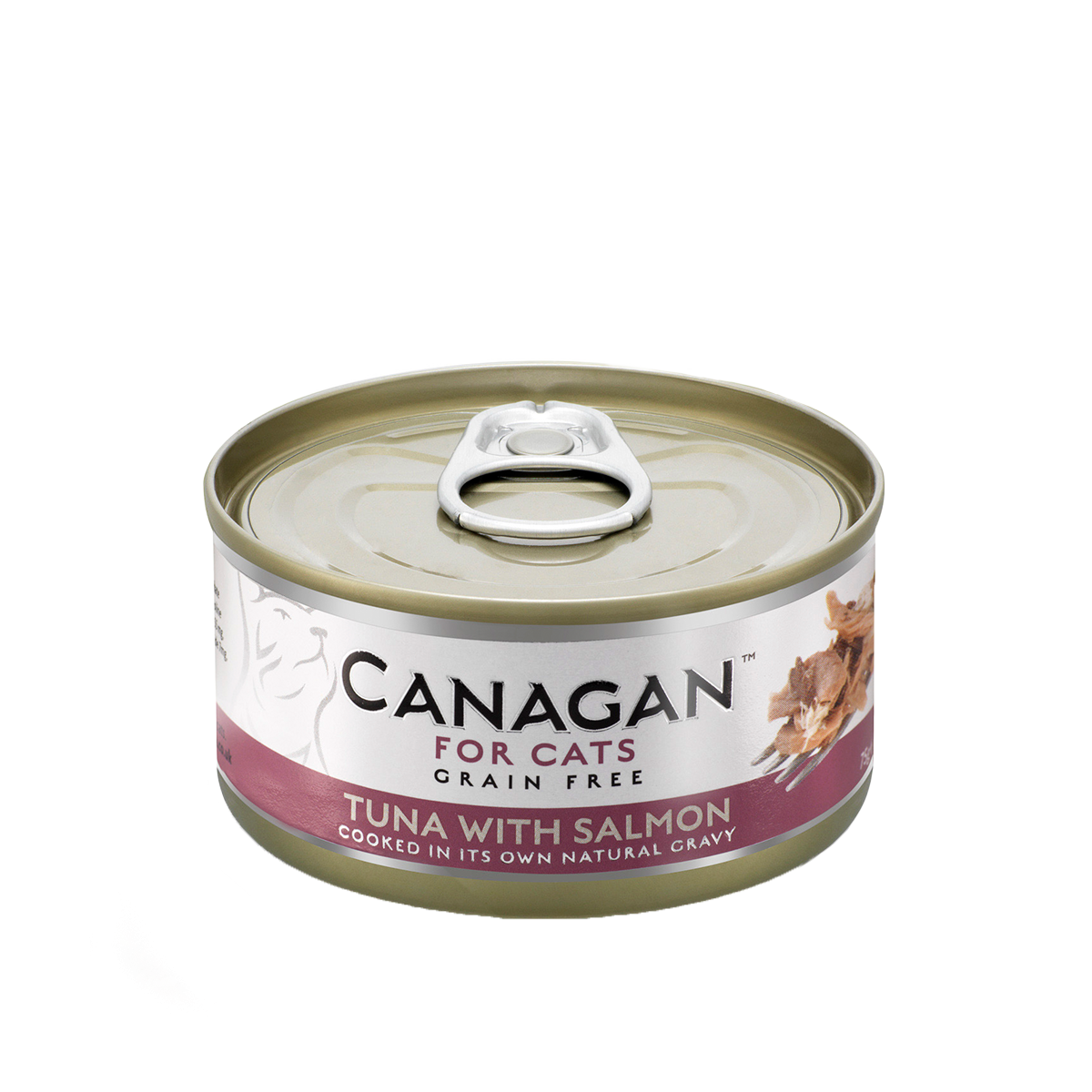 Canagan 貓用无谷物吞拿鱼+三文鱼配方罐头 75g