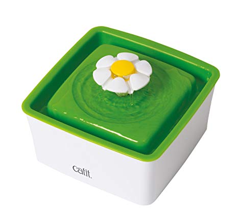 CatIt C43735W 方型花花迷你噴泉飲水機 1.5L