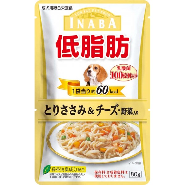 INABA雞及芝士+蔬菜(乳酸菌)80g
