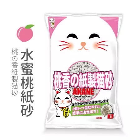 AKANE 水蜜桃味紙砂 7L