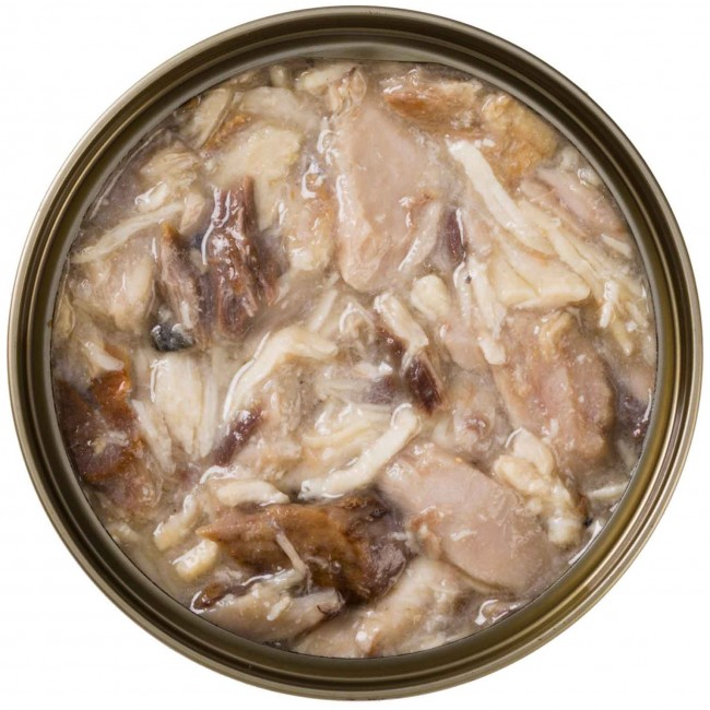 CANIDAE® PURE 白身吞拿魚與雞絲與鯖魚貓罐頭 (肉絲) 70g