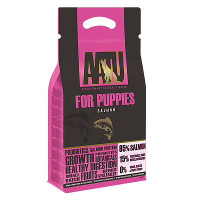 AATU 80/20/0 無穀物 幼犬三文魚低敏天然狗糧 1.5kg