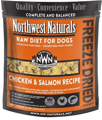 Northwest Naturals™ NWFDSAL 無穀物脫水狗糧–雞肉+三文魚 340g x 4包同款優惠