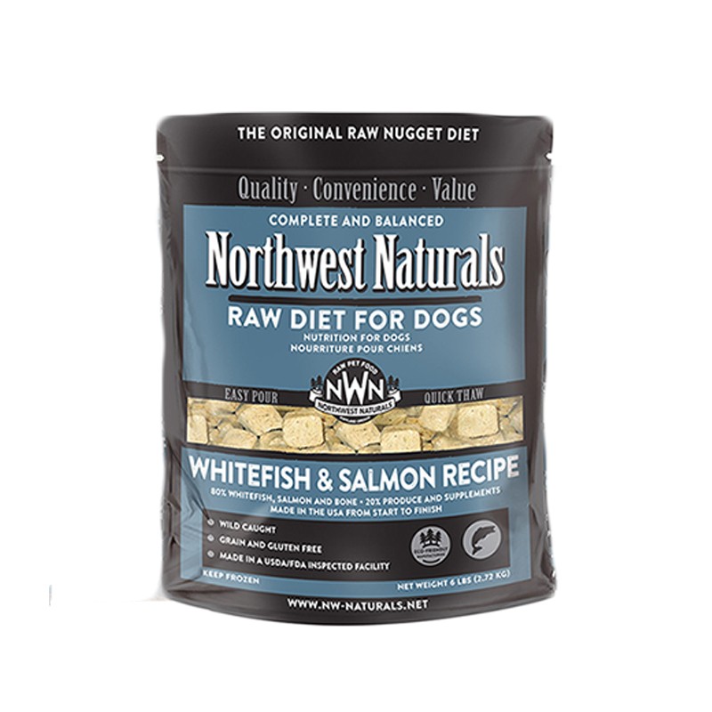 Northwest Naturals™ NWFDWF 無穀物脫水狗糧–白魚+三文魚 340g x 4包同款優惠