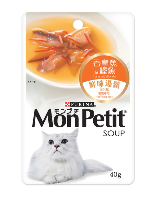 MonPetit 鮮味湯羹 - 吞拿魚及鰹魚 40g x24