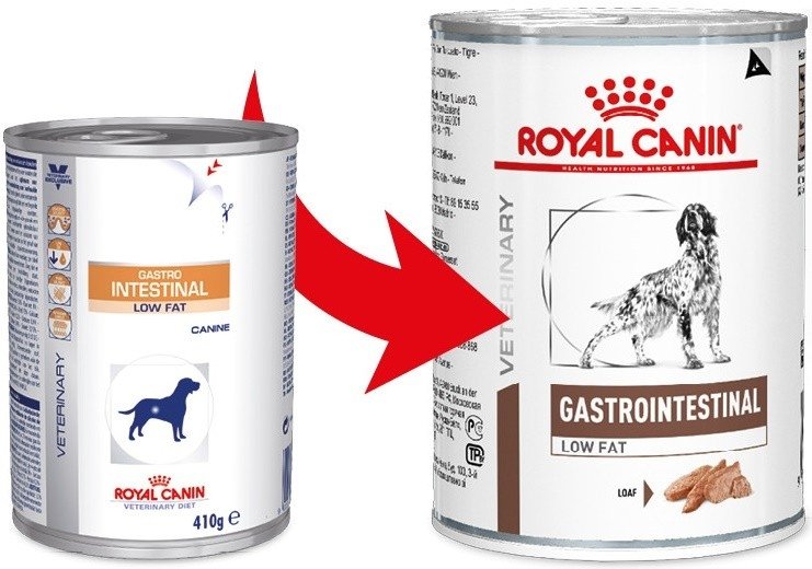 Royal Canin-Gastro Intestinal Low Fat(LF22) 獸醫配方狗罐頭-410g x 12罐原箱