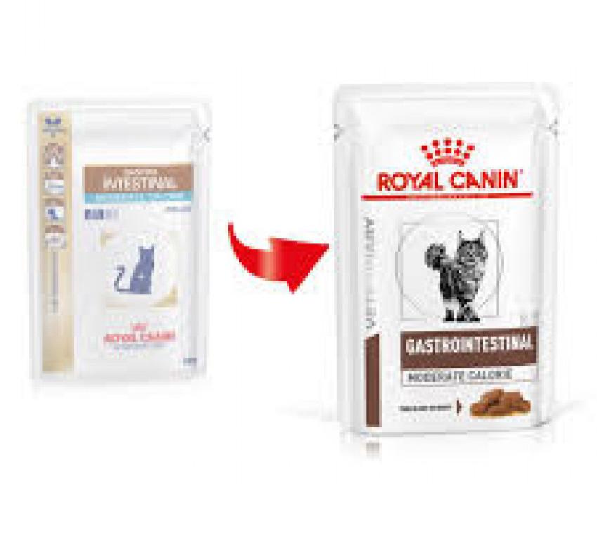 Royal Canin-Gastro Intestinal Moderate Calorie(GIM35)獸醫配方貓罐頭-85克 x 12包