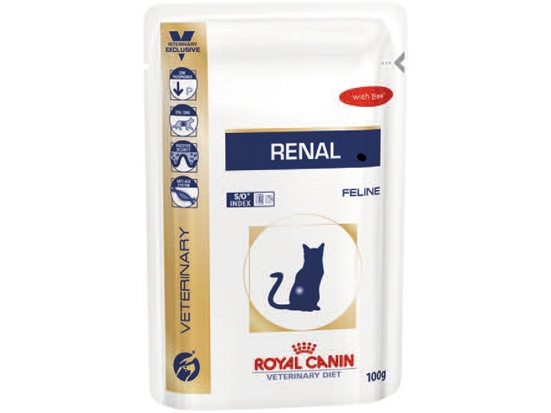 Royal Canin-Renal(RF23)(牛味)獸醫配方貓罐頭-85克 x 12包
