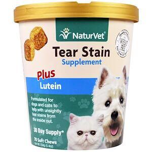 NaturVet 貓狗去淚痕咀嚼肉粒，加葉黃素