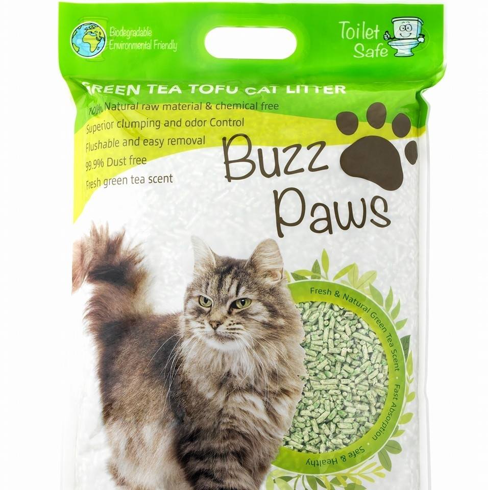 Buzz Paws 绿茶香味豆腐砂6L X6