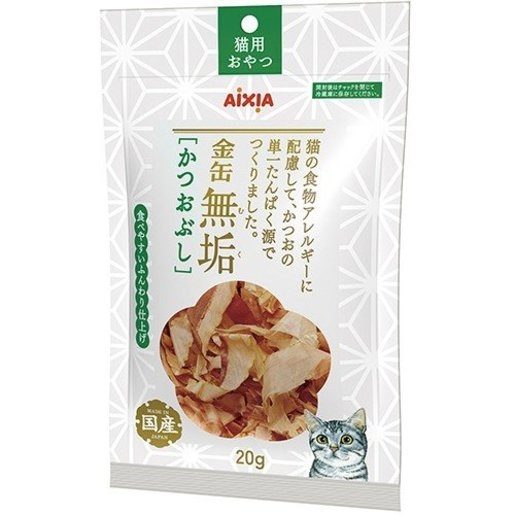 AIXIA - 金缶無垢鰹魚片貓零食 20g