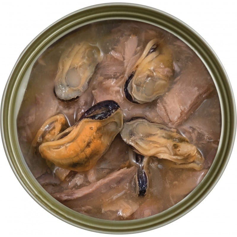 Salican 經典吞拿魚系列 吞拿魚藍貝南瓜湯 Tuna White Meat with mussel in pumpkin Soup 主食罐 桃 85g