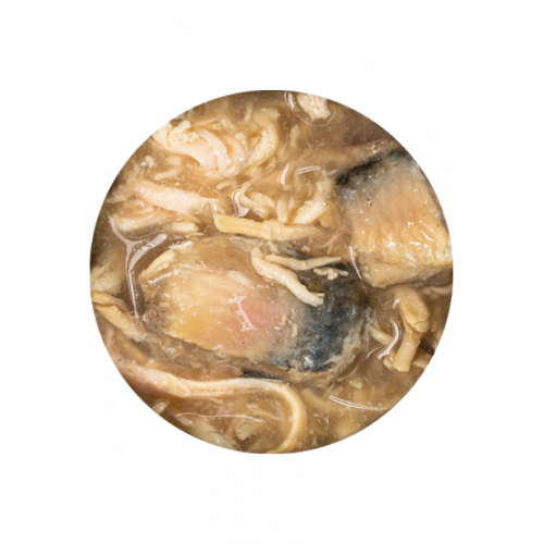 Salican 鮮雞肉+沙甸魚貓罐頭（清湯）Chicken & Sardine in Soup 主食罐 - 85g