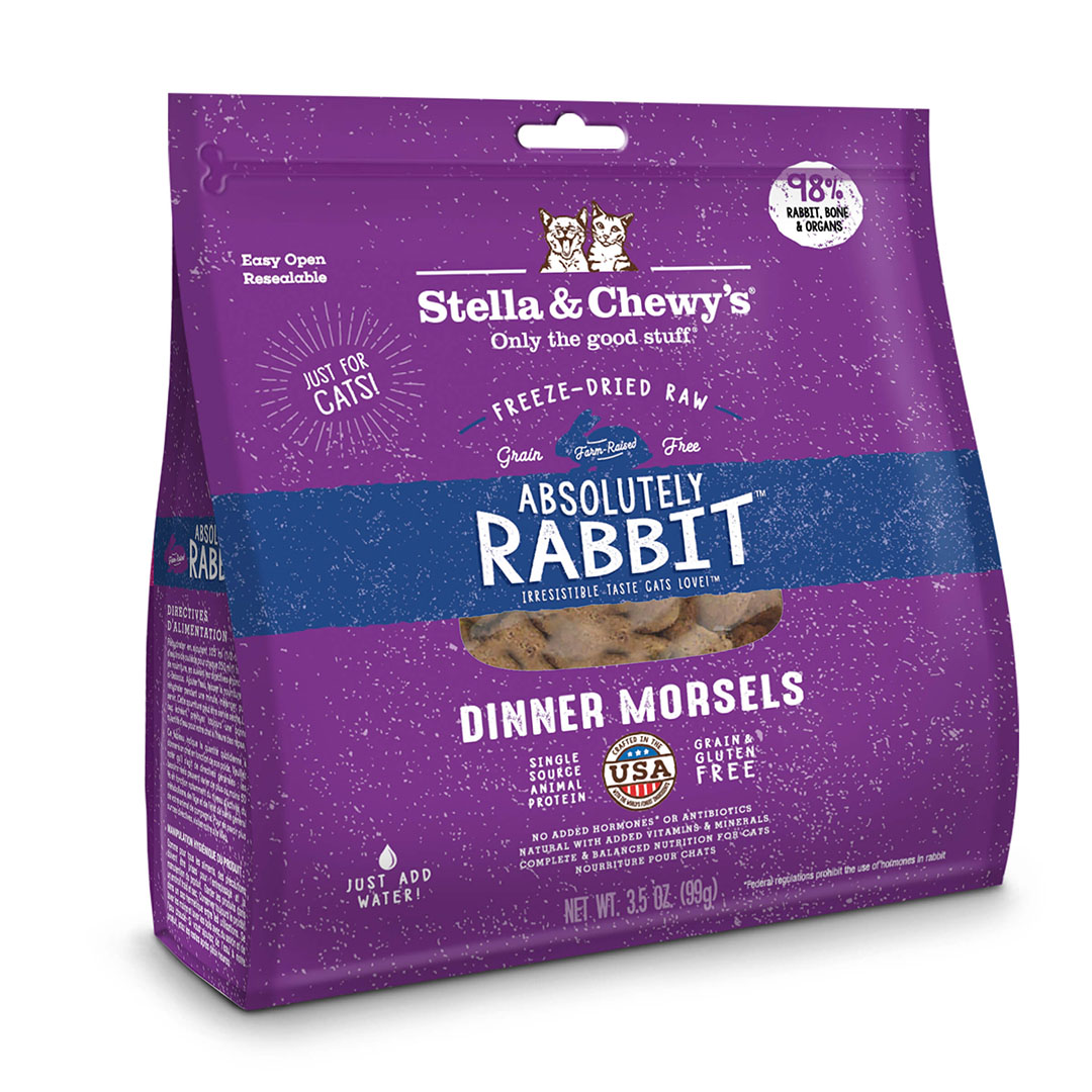 Stella & Chewy's 脫水貓粮 Freeze Dried ABSOLUTLY RABBIT Dinner - 极度兔惑(兔肉配方) 8oz