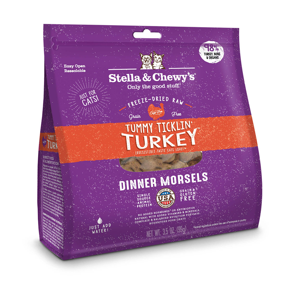 Stella & Chewy's 脫水貓粮 Freeze Dried Dinner Morsels For Cat 火鸡肉配方 18oz