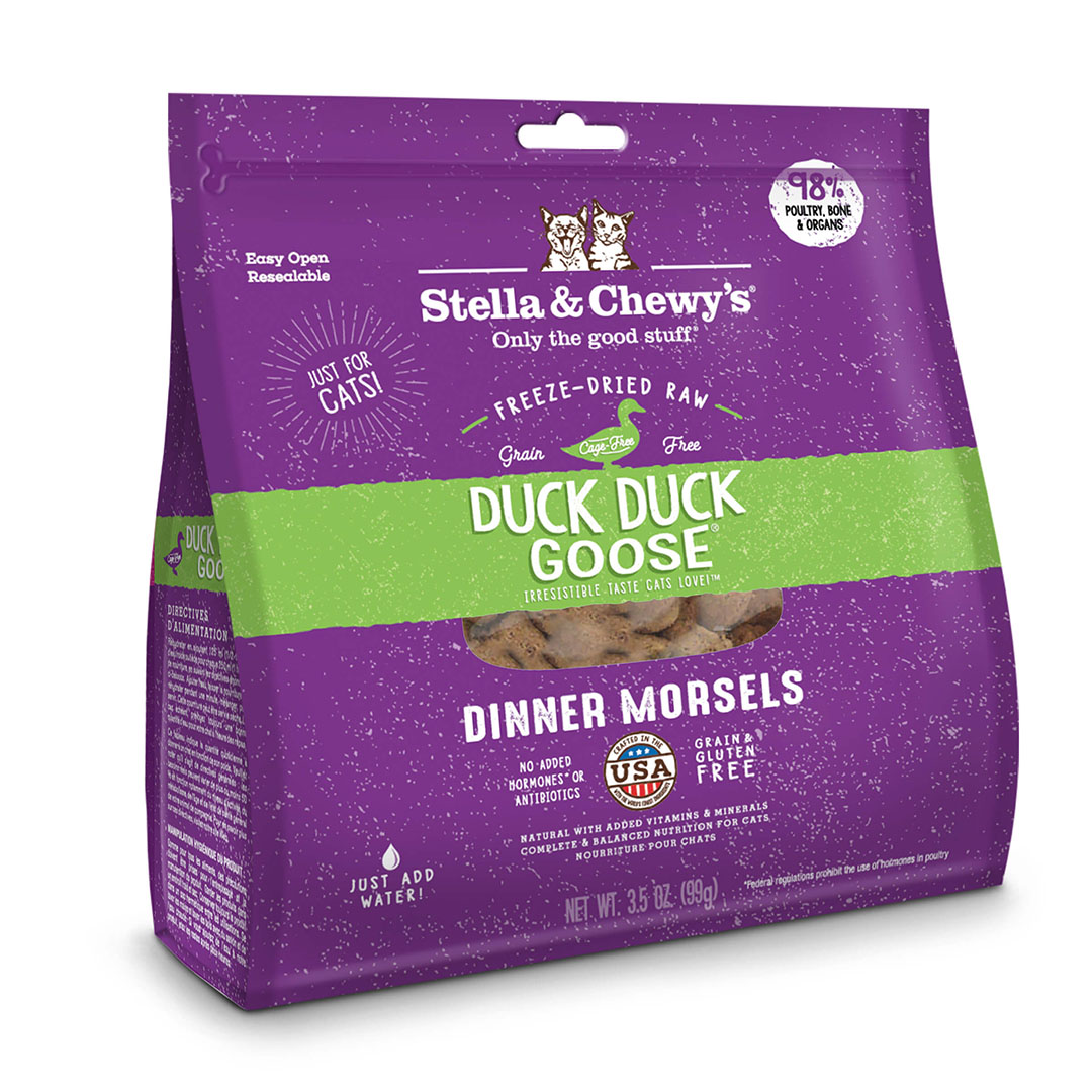Stella & Chewy's 脫水貓粮 Freeze Dried Dinner Morsels For Cat 鸭鹅肉配方 18oz