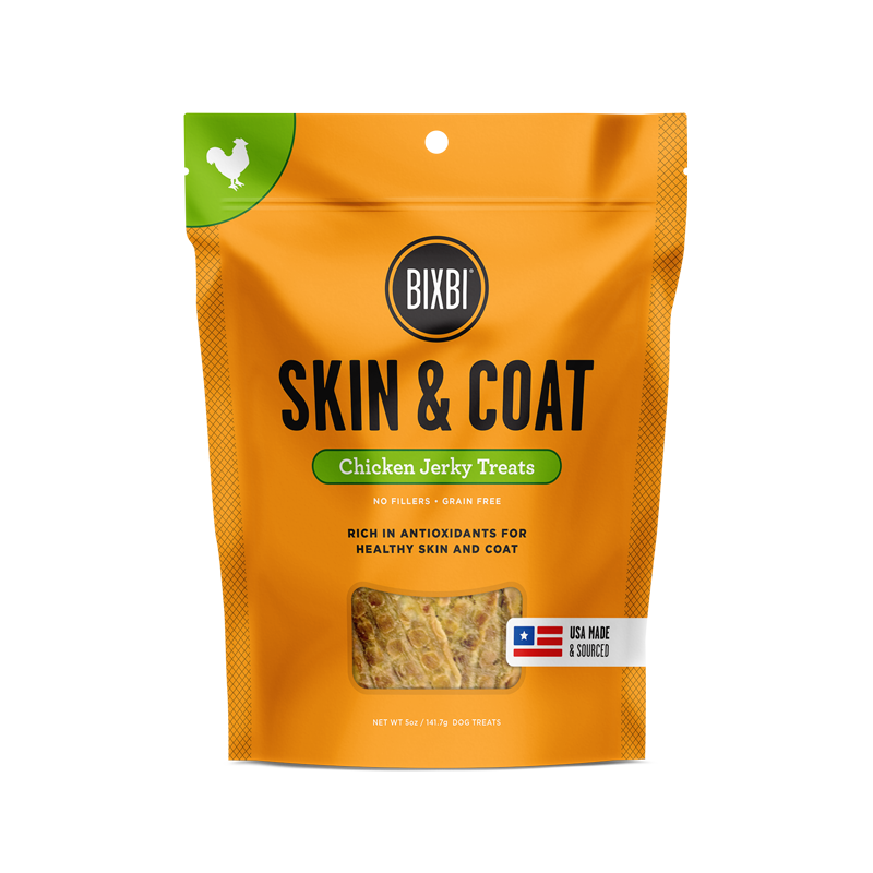 BIXBI BIX18007 - 皮膚抗氧化(Skin & Coat) 雞肉乾 狗小食 5oz
