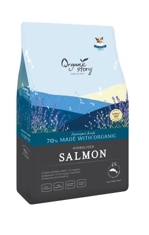Organic Story 鮮嫩三文魚配方 全犬種 2kg (新裝)