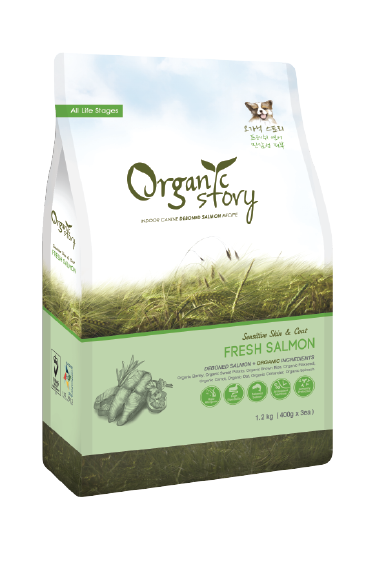 Organic Story 鮮嫩三文魚配方 全犬種 6kg (新裝)