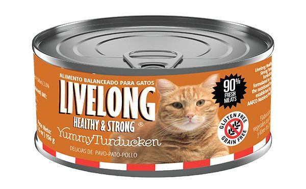 LIVELONG 美國貓濕糧 - 無穀物 - 滋味雞肉火雞鴨肉 156g