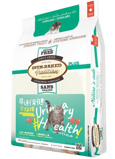 Oven-Baked 奧雲寶 全貓糧 無穀物保健配方 - 尿道保健 雞肉味 5lb