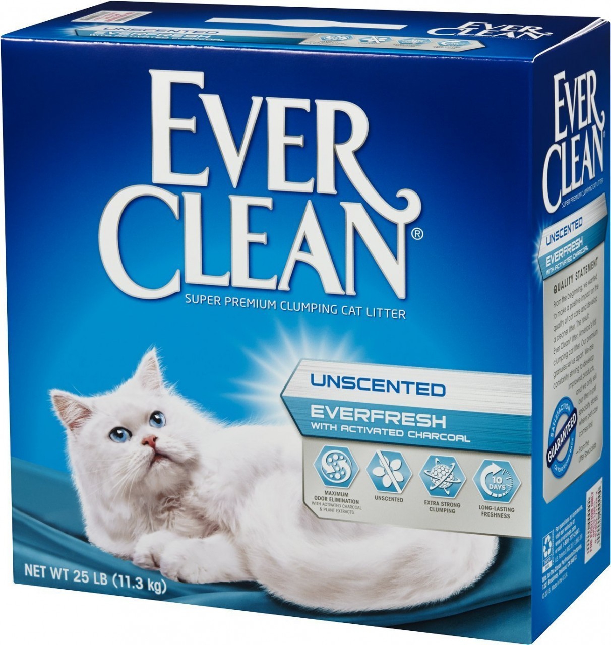 Ever Clean 淺蓝带-強效活性碳粗粒无香配方-25lb (EF25) x 4盒