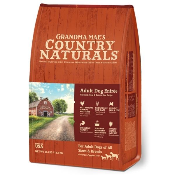 Country Naturals - 鯡魚雞肉成犬配方-04lb (啡)