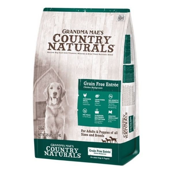 Country Naturals - 无谷物白鮭鱼鸡肉低糖配方 14lb