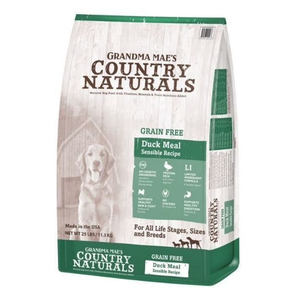 Country Naturals  - 无谷物全犬种防敏鸭肉精简配方 4lb