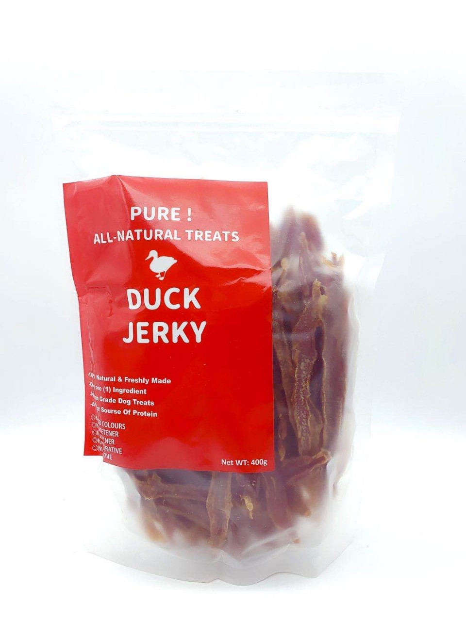 PURE !纯肉系列-风乾鸭片 400g x2包优惠